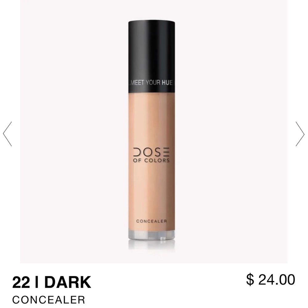 Dose of Colors concealer in 22 dark